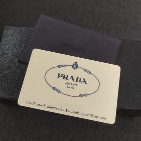 prada authenticity card fake|Prada authenticity card blank.